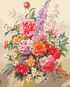 Flower Bouquet Paint By Number