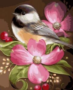 Flowers And Birds Paint By Number