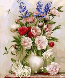 Flowers Vase Paint By Number