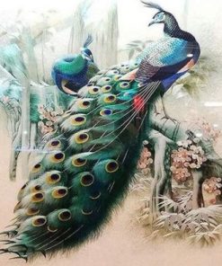 Forest Peacock Paint By Number