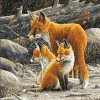 Fox Family Paint By Number