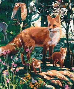 Fox Of Jungle Paint By Number