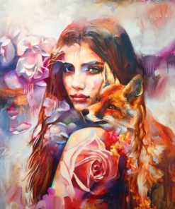 Fox Woman Paint By Number