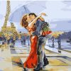 French Couple In Love Paint By Number