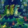 Frogs In Swamp Paint By Number