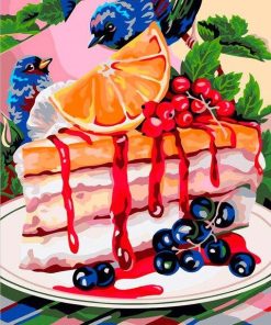 Fruit Cake Paint By Number