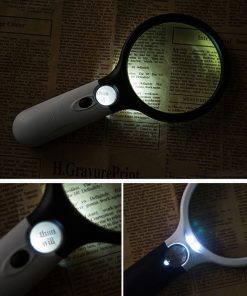 Handheld led magnifier glass