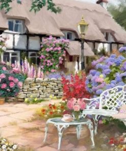 House Flower Paint By Number