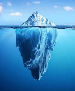 Iceberg In Sea Paint By Number