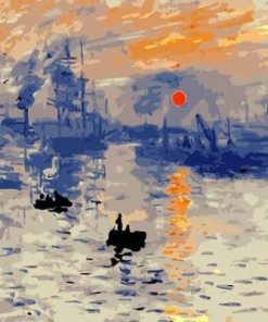 Impression Sunrise Claude Monet Paint By Number