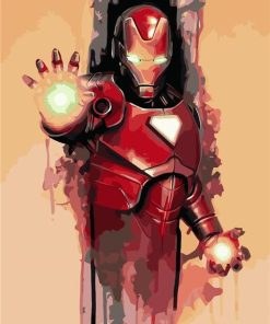 Iron Man The Avengers Paint By Number