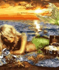 Jewel Mermaid Paint By Number