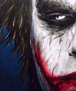 Joker Face Paint By Number