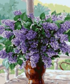 Lilacs Vase Paint By Number