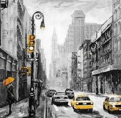 New York Taxi Paint By Number