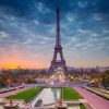 Paris Eiffel Tower Paint By Number