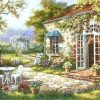 Rural House With Garden Paint By Number