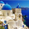Santorini Island Sea View Paint By Number