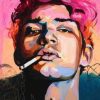 Smoking Boy Paint By Number