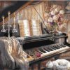 Vintage Piano Paint By Number