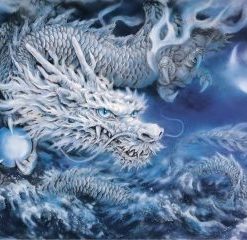 White Dragon Paint By Number