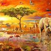 African Savanna Paint By Number
