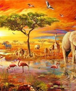 African Savanna Paint By Number