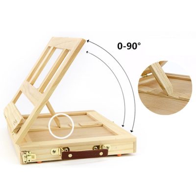 wooden easel adjustable