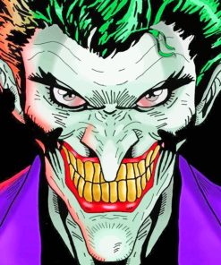 Angry Joker paint by numbers