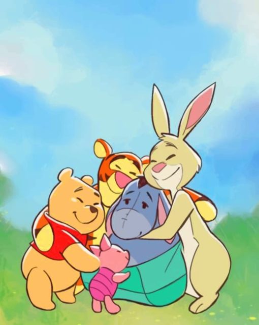 Winnie The Pooh Disney paint by numbers