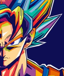Dragon Ball Pop Art paint by numbers