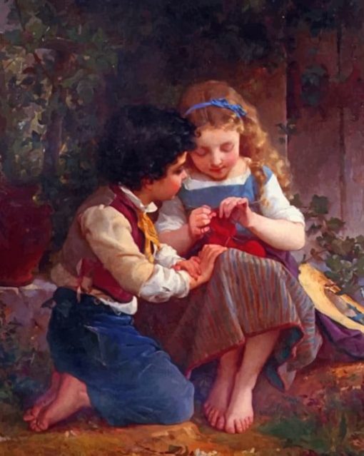 Emile Munier A Special Moment Paint by numbers