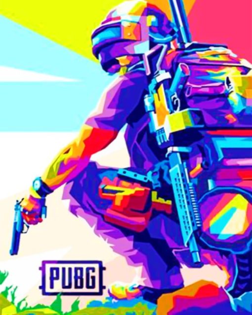 Pubg Pop Art Paint by numbers