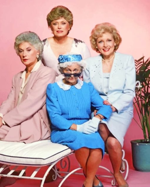 Aesthetic Golden Girls paint by numbers