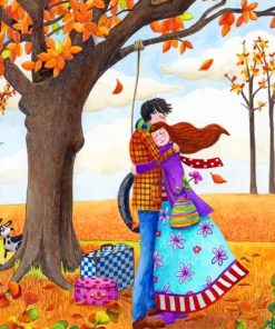 Love In Autumn paint by numbers