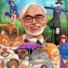 Miyazaki And Ghibli Team paint by numbers