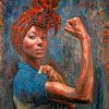 African Woman Power Paint by numbers