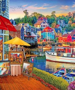 Canada Lunenburg Town Paint by numbers