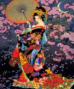 Japanese Classic Woman paint by number