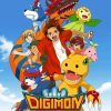 Digimon Data Squad Anime paint by numbers