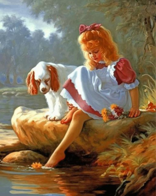 girl-and-dog-paint-by-numbers