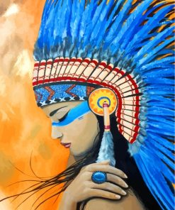 native-american-indian-paint-by-numbers