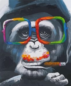 smoking-monkey-art-paint-by-numbers