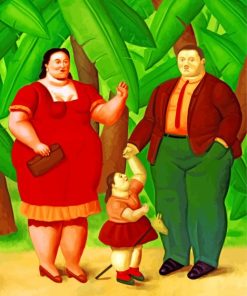 Botero Fat Family Paint By Numbers