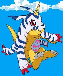 Gabumon Paint by numbers