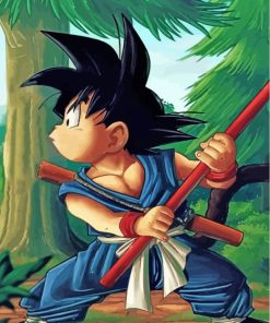 Goku Dragon Ball Z Paint by numbers