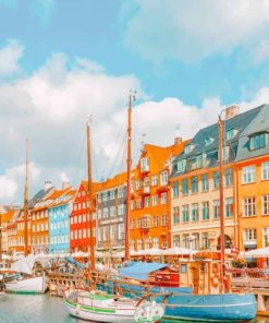 Nyhavn-denmark-paint-by-numbers