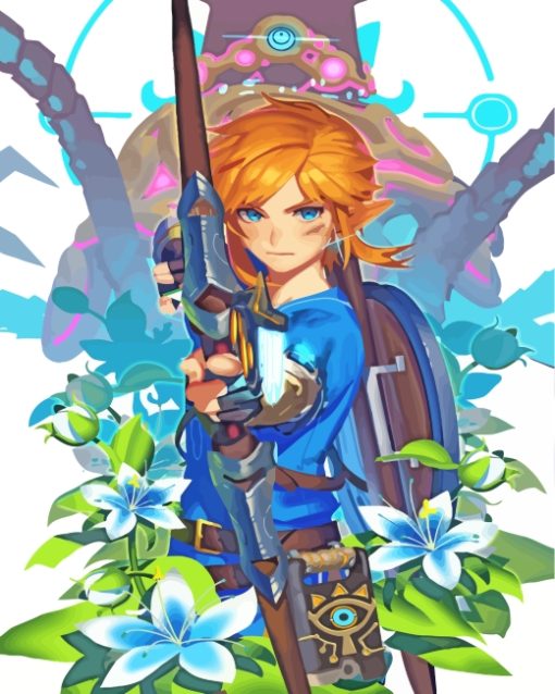 breath-of-zelda-link-paint-by-numbers