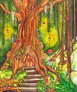 Enchanted Forest Paint by numbers