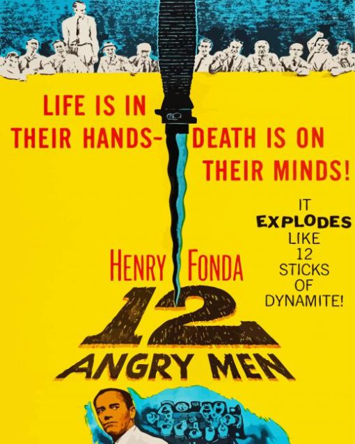 12 Angry Men Poster paint by numbers